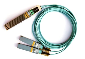 Nvidia MFA7U10-H005 kabel InfiniBand / światłowodowy 5 m 2x QSFP56 Niebieski