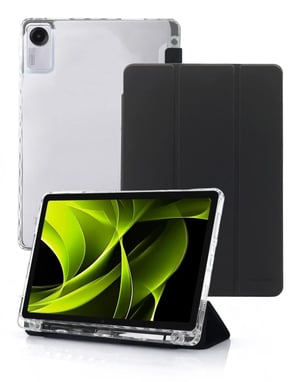 Mobile Origin MO-TRA-PADSE etui na tablet 27,9 cm (11") Etui z klapką Czarny, Przezroczysty
