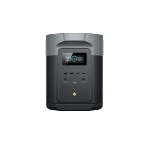 EcoFlow DELTA 2 Max bärbar strömstation med litium-järn-fosfat-batteri (LiFePO4), 2400 W, 23 kg