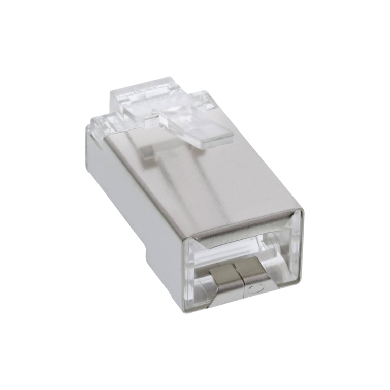 InLine 74000 wtyczka 8P8C RJ45 Srebrny