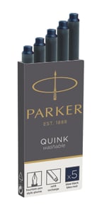 Parker 1950385 Kugelschreiberminen Schwarz, Blau, 5 Stück