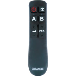 Schwaiger UFB1000 533 Infrared Remote Control for DVD/Blu-ray, TV, TV Tuner, and TV Set-Top Box. Press the buttons