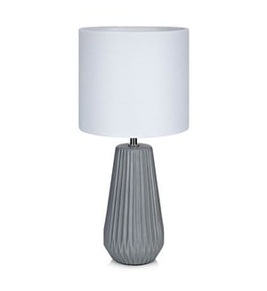 Markslöjd NICCI bordslampa E14 40 W halogen grå, vit
