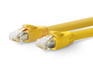Vivolink PROCAT70 kabel sieciowy Żółty 70 m Cat6a F/FTP (FFTP)