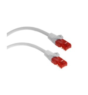Maclean MCTV-303 W Network Cable, White, 3 m, Cat6 U/UTP (UTP)