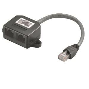 M-Cab 7000917 Network Splitter, Black