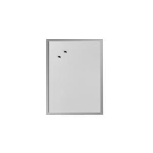 Herlitz 10524627 Magnetic Board and Accessories 400 x 600 mm Silver, White