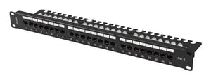 Lanberg PPU6-1124-B panel krosowniczy 1U