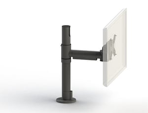 Ergonomic Solutions SpacePole POS SPV1104-02 Montageset Schwarz Edelstahl