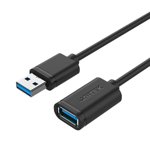 UNITEK Y-C457GBK kabel USB USB 3.2 Gen 1 (3.1 Gen 1) 1 m USB A 5 Gbit/s Czarny
