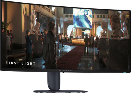 Alienware AW3426DW monitor komputerowy 86,4 cm (34") 3440 x 1440 px Wide Quad HD QD-OLED Czarny
