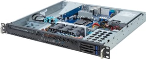 GIGABYTE R113-C10-AA02 AMD B650E Gniazdo AM5 Rack (1U) Czarny, Stal