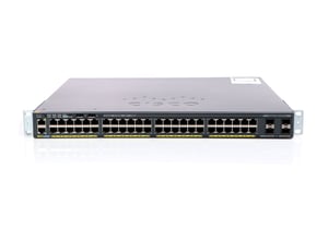 Cisco Small Business WS-C2960X-48LPS-L Managed L2/L3 Gigabit Ethernet (10/100/1000) Network Switch with PoE Support, 1U, Black