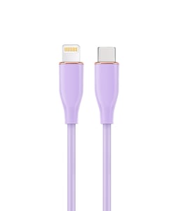 Gembird CC-USB2S-CM8PM-1.5M-P 1.5 m Lightning Cable, Purple