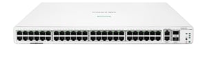 HPE Aruba Networking Instant On Switch 48p Gigabit 2p 10GBT 2p SFP+ 1960 Hanterad L2+ Gigabit Ethernet (10/100/1000) 1U Vit