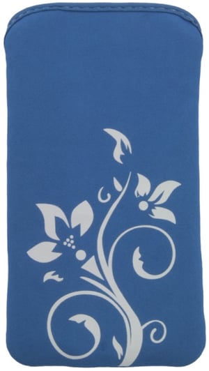 Esperanza EMA106BW-IP5 mobilskal 10,2 cm (4") Stängbart fodral Blått, Vitt