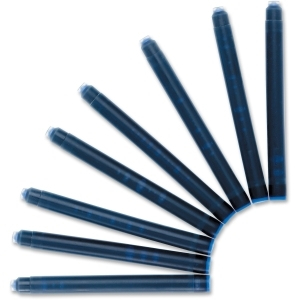 Waterman S0713021 Ballpoint Pen Refills, Blue, 8-pack