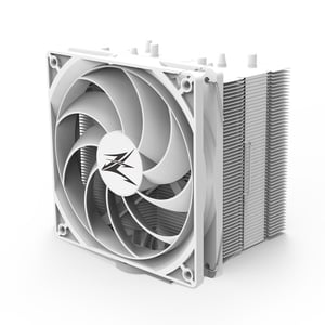 Zalman CNPS10X PERFORMA White Hochleistungs-CPU-Kühler mit weißer Beschichtung, 180 W TDP, 135 mm EBR, Luftkühler für Prozessoren, 13,5 cm, weiß