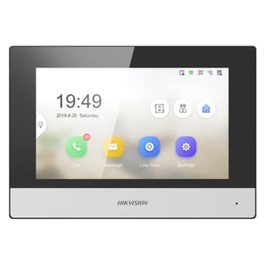Hikvision DS-KH6320-TE1 Video-Türsprechanlage 17,8 cm (7") Schwarz, Grau