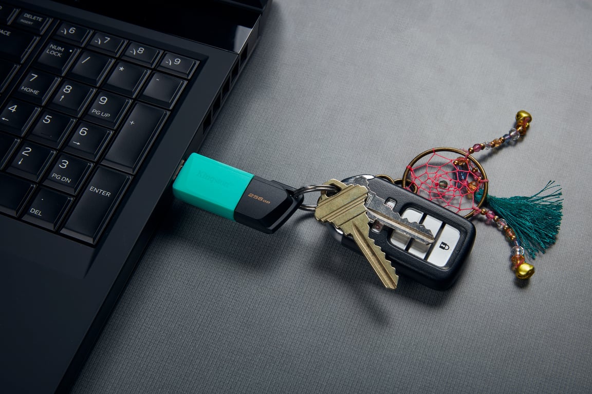 Kingston Technology DataTraveler 256GB USB3.2 Gen1 Exodia M (Czarny/turkusowy)