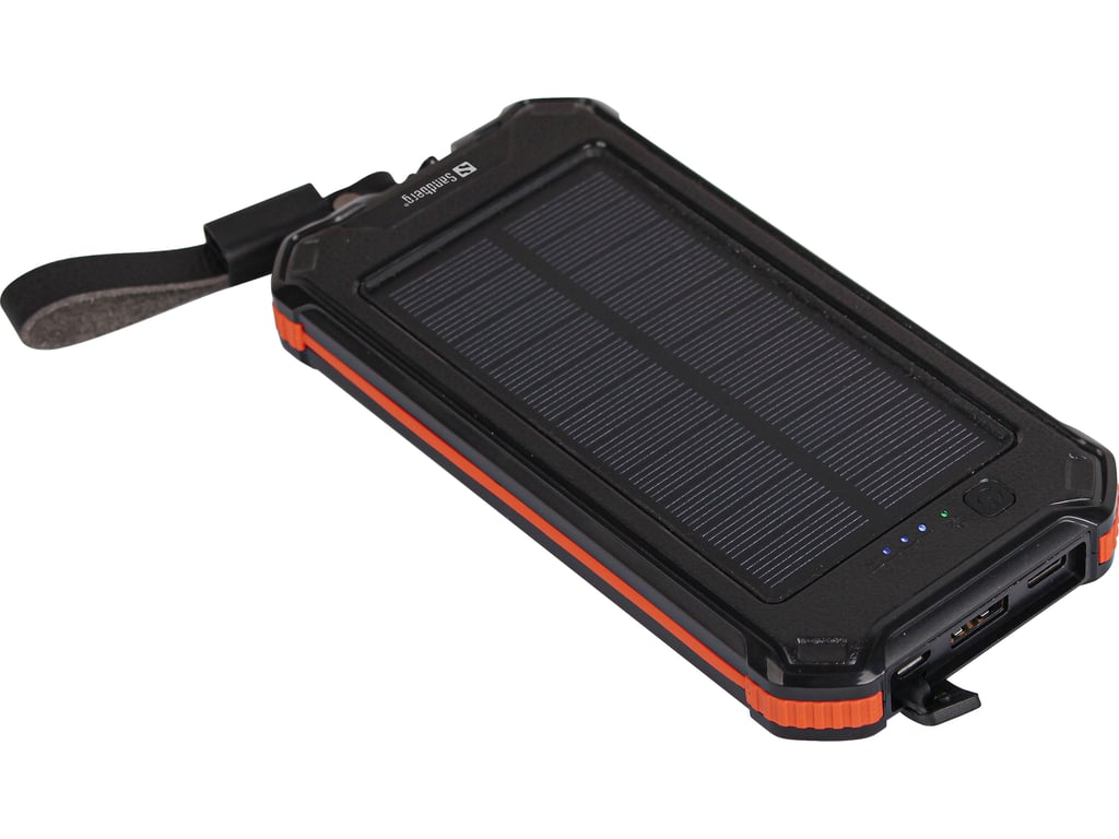фото Зовнішній акумулятор (павербанк) із сонячною панеллю Sandberg 3-in-1 Solar Powerbank 10000mAh (420-72)