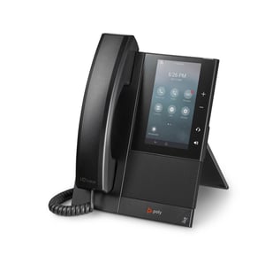 POLY CCX 505 DECT-telefon Namn och identifiering av den som ringer Svart