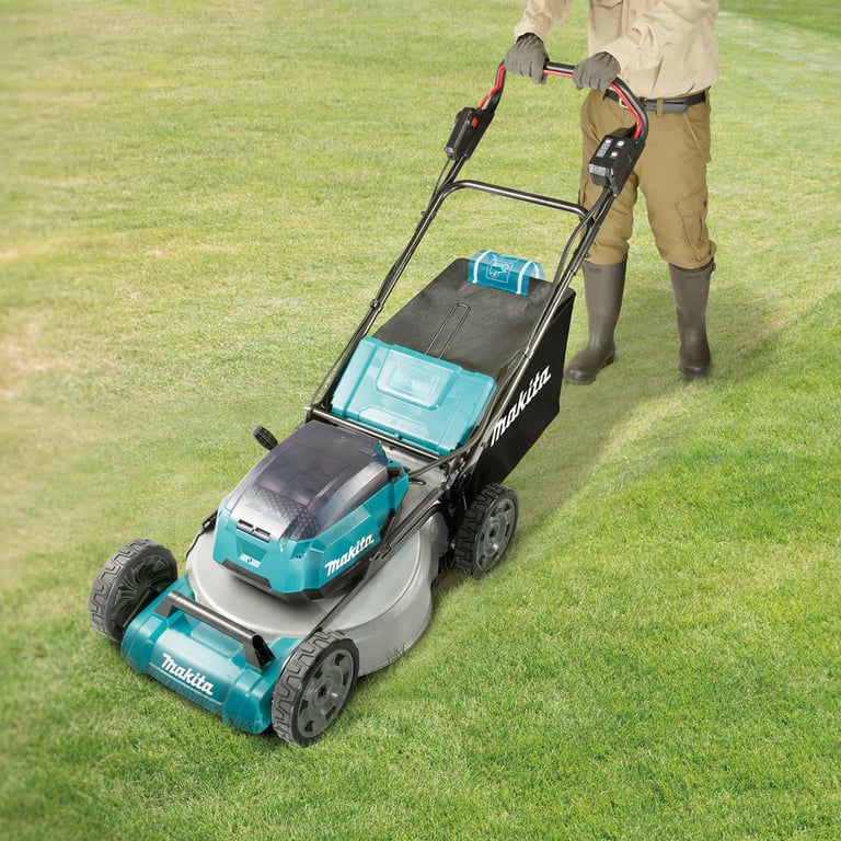 Makita DLM530Z kosiarka Kosiarka zwykła Bateria Czarny, Niebieski
