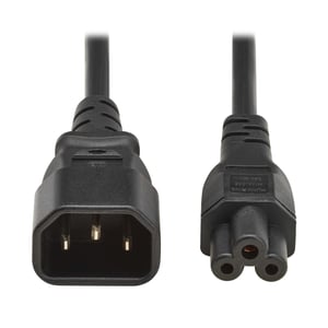 Eaton P014-02M-EU Netzkabel, schwarz, 2 m, IEC C14, IEC C5