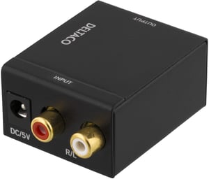 Deltaco AN-DG kabel audio Czarny