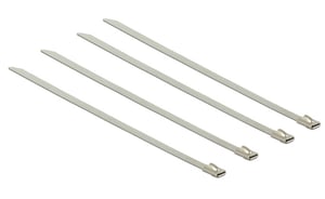 DeLOCK 18630 Cable Tie, Stainless Steel, 20 pcs.