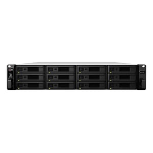 Synology RX1217RP diskmatris 0 TB Rack (2U) Svart, Grå