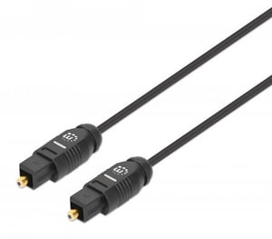 Manhattan 356060 InfiniBand-/fiberoptisk kabel, 1 m, Toslink, svart
