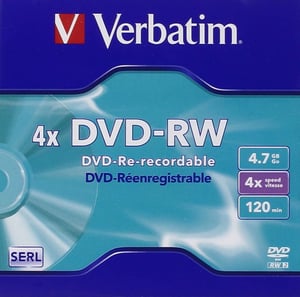 Verbatim DVD-RW Matt Silver 4x 4.7 GB 1 pc.