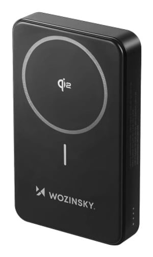 Wozinsky WLWP-10KA0Y3S Litowo-polimerowy (LiPo) 10000 mAh Bezprzewodowe ładowanie Czarny
