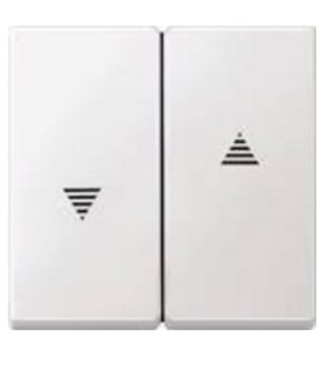 Merten 435519 Light Switch, Thermoplastic, White