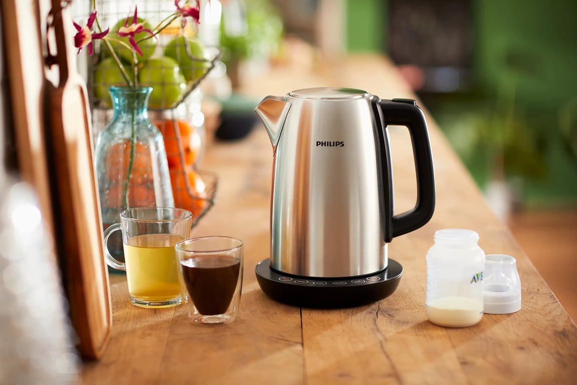 Philips Avance Collection HD9359/90 Metalowy czajnik — kontr. temp., utrzymywanie ciepła