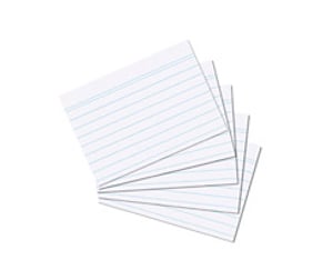 Herlitz 1150705 Catalog Card, White, 100 pcs.