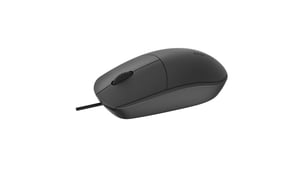 Rapoo N100-BK Office Mouse, Ambidextrous, USB Type-A, Optical, 1600 DPI
