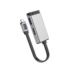 ALOGIC ULCHDA-SGR externe USB-Grafikkarte 4096 x 2160 px Schwarz, Silber