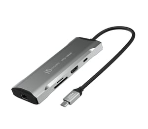 j5create JCD393 Wired USB 3.2 Gen 1 (3.1 Gen 1) Type-C Gray