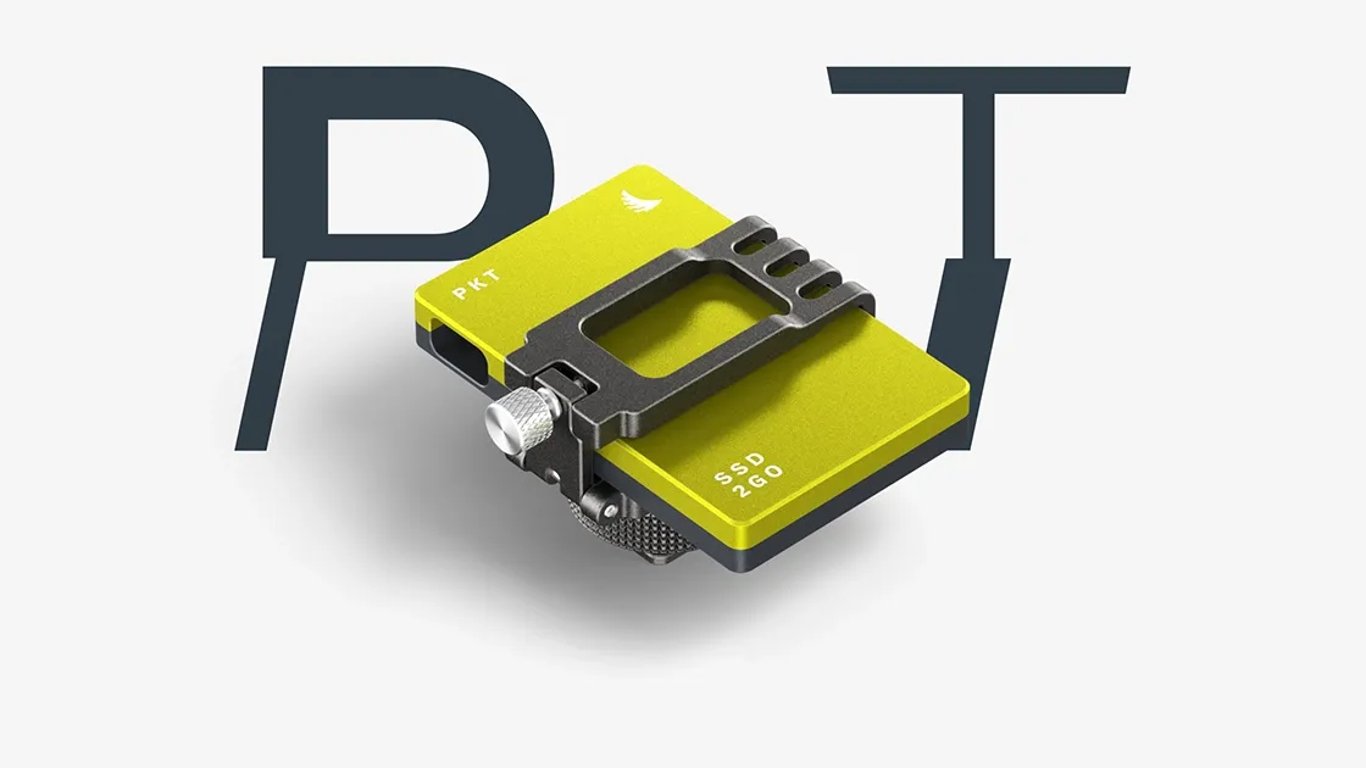 Angelbird Technologies PKTMB1 etui na karty pamięci 1 kart(y) Aluminium Żółty