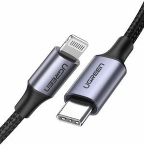 Ugreen 60760 Lightning Cable, 1.5 m, Black