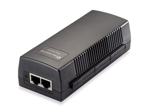 LevelOne POI-3010 Adapter, PoE, Fast Ethernet, Gigabit Ethernet, 52 V