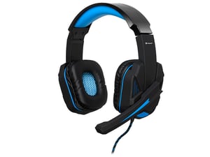 Tracer BATTLE HEROES Xplosive Wired Gaming Headset with Headband, Black, Blue