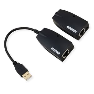VALUE 12.99.1123 adapter för USB-A- och RJ-45-kablar, svart