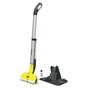 Kärcher FC 3 Cordless Electric Broom Battery-Powered Wet Bagless Black, Silver, Yellow
