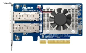 QNAP QXG-25G2SF-E810 karta sieciowa Wewnętrzny Włókno 25000 Mbit/s