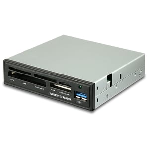 Axagon CRI-S3 USB 3.2 Gen 1 (3.1 Gen 1) Kartenlesegerät, intern, schwarz, grau