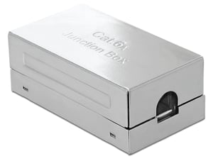 DeLOCK 86410 Cat6a-Netzwerkanschlussdose, metallisch