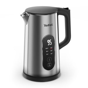 Tefal Selection KI871DE0 Wasserkocher 1,7 l, 1500 W, schwarz, Edelstahl